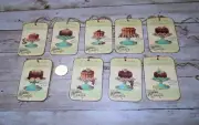 9~Vintage~Cakes~Journal du Patisserie~Junk Journal~Linen Cardstock~Gift~Hang~Tag