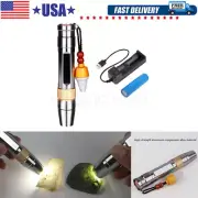 Portable LED Flashlight Glare Light Torch Lamp Jewelry Jade Stone Identification