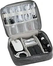 Electronics Organizer | Electronic Accessories Layered Organizer Bags,Easy Carrying Storage Bags for Bank, Hard Drives, Cables,