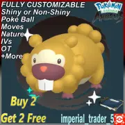 Pokémon Legends Arceus ✨ Shiny Alpha Bidoof ✨ W/ Best 6IV Customizable