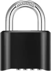 Combination Padlock,Heavy Duty Com-Bination Padlocks,4 Wheel Combination Padlock