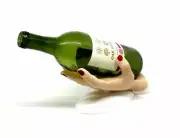 Wine Bottle Holder Hand, Unique Wine Bottle Holder, Wine Bottle in Hand, Unique