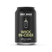 Tipsy Wicks - Alcohol Scented Soy Wax Candle (300mL Can Size) - Wick In-Cider