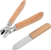 MERRYHAPY Ergonomic Nail Clippers Set Professional Manicure Tools for Women Men Portable Nail Care Kit Non-skid Handle Easy to Use for Travel