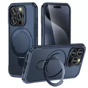 Mag Safe Case For iPhone 16 Pro Max 15 14 13 12 Pro Rugged Cover with Ring Stand