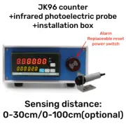 0~999999 Digital Display Infrared Induction Counter Counting Tool 0-30cm/0-100cm