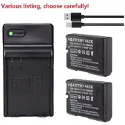 EN-EL14 ENEL14 Battery or Charger for Nikon D3300 D5100 D5200 D5300 P7000 P7100