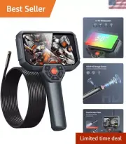 Portable Dual Lens 1080P Inspection Camera Set with Hardshell Case & Accessories