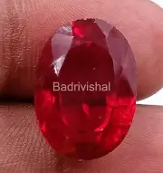 23 Ct Natural Burma Red Color Ruby Certified Rare Oval Cut Loose Gemstone 4JUC