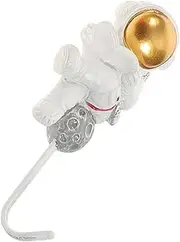 COHEALI Cute Astronaut Hook for Kitchen Towels Entryway Coats Self Adhesive Wall Hooks