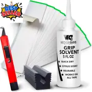 Complete Golf Regripping Kit - Blade, Tape, Solvent, Vise Clamp for 15 Clubs
