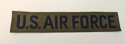 VTG U.S. Air Force USAF OCP Tape/Patch Offical Name Sew-on