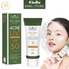 Plantery Cream Tea Tree Sunscreen Oil Control Formula 1 box / 30 g. x 4 boxes.