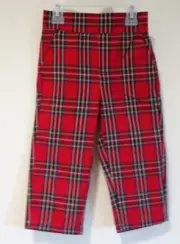 NWT Classic Whimsy Holiday Plaid Pants Boy's Size 18 Months