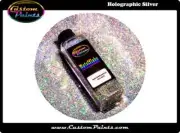 SILVER HOLOGRAPHIC Metal Flake Medium 2oz - Custom HOK Automotive Custom