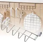 Coat Hanger 5 Hooks Rack Towel Hanger Rack Door Hook Bathroom Organizer