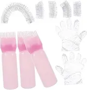 BELLIFFY Hair Dye Bleach Kit Applicator Oil Bottle Gloves Ear Protectors Clean Neat Hair Coloring Experience