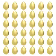 Fishing Lure Blades 0.9x0.6",50 Pack Willowleaf Lure Making for DIY Bait, Golden