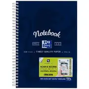 Oxford B5 Notebook 120 Pages with Scribzee App Navy