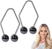 Smile Trainer,Fashionable Stainless Steel Muscle Trainer Cheeks | portable Facial Beauty Training Tool light weight and compact size for Sleeping, Reading, Working, Typing, Studying