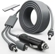 Starlink Mini 3 in 1 DC Power Cable 10FT, 100W+ USB C 12-24V Cigarette Lighter