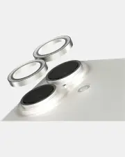SAFE by Panzer Camera Lens Protector for iPhone 16 / Plus - Glitter Silver