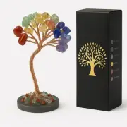 Healing Crystal Tree of Life – Feng Shui Spiritual Decor for Luck & Energy.