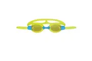 Mirage Slide Yellow Kids Swimming Goggles with Bonus Silicone Ear Plugs