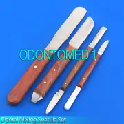 4 Pieces Dental Mixing Spatula Plastic Alignate Mixing Set Carvers Lab Mixing