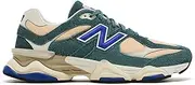 [New Balance] 9060 Mens Sneakers, New Spruce/Peach Blossom/Team Royal, 6