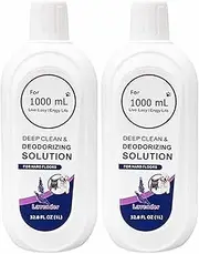Floor Cleaning Solution 1L, 2 Pcs, Lavander Scent, Compatible with Tineco iFLOOR Series/FLOOR ONE/S3/S5/S6/S7 Series Wet Dry Vacuum Robot, 2L Floor Cleaner Liquid Refill