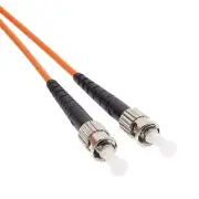 7M ST/UPC to ST/UPC Fiber Optic Multi Mode Simplex Optical Patch Cable Cord OFNR