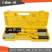 Labwork 16Mt Hydraulic Wire Crimper Crimping Tool Battery Cable Terminal 11 Dies