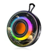 Portable Bluetooth Speaker, Shower Speaker with RGB Lights, Hi‑Fi Audio, IPX7