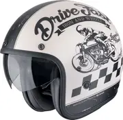 Scorpion Belfast Evo Drive Fast, open face helmet , color: Matt Beige/Black , size: XS