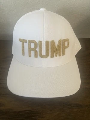 Donald TRUMP G/FORE USA Gold Themed Snapback Golf Hat Rare NEW Doral