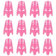 12Pcs Plastic Golf Tees, 1.8" Golf Simulator Tee Golf Practice Tee, Red