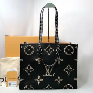 [二手] LV ONTHEGO GM 豹紋手提肩背包