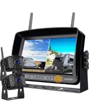 FHD 1080P 2 Digital RV Wireless Backup Camera System for RVs Trailers Trucks...