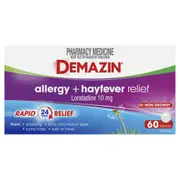 Demazin Allergy Plus Hayfever 60 Tablets