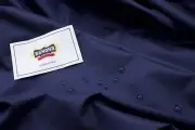 Zegna(AGNONA )material water-repellent 100% Mulberry silk 70 Gr/Ml navy