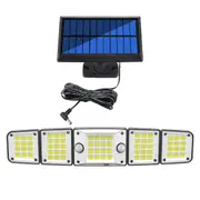 Solar Motion Sensor Wall Lights 5 Heads Security Flood Light Garden Yard Outdoor Lights