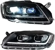 Compatible For Passat B7 European Magotan 2012-2015 Upgrade B8 LED Car Headlight Projector Lens Accessories Assembly