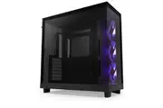 NZXT H6 Flow RGB 2023 Compact Dual Mid Tower ATX Case Black [CC-H61FB-R1]