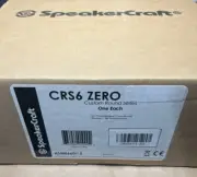 One) SpeakerCraft CRS6 Zero In-Ceiling 6-1/2” Two-way Speaker, 8 Ohms, 100w