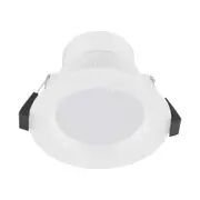 Roystar Dimmable LED Downlight White 9W TRI Colour Recessed Face - 203905N