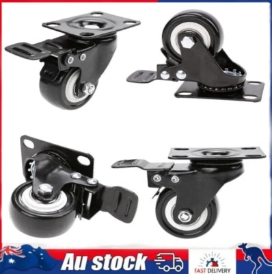 2" Castors Wheels Heavy Duty Fixed / Swivel / Brake Industry Casters