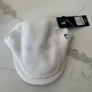 HEAD GOLF Newsboy Bryson White Golf Cap One Size Fits Most Easy Care NWT!!!