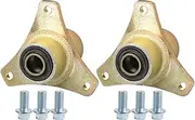 17mm 3 Stud Front Wheel Rim Hub with Bearing for 50cc 70cc 110cc 125cc 150cc ATV Quad Dirt Bike Go Kart Buggy 4 Wheeler Mini Bike Drift Trike UTV