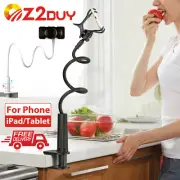 Gooseneck Phone Holder Bed Lazy Flexible Rotating Clip Mount Overhead Long Arm